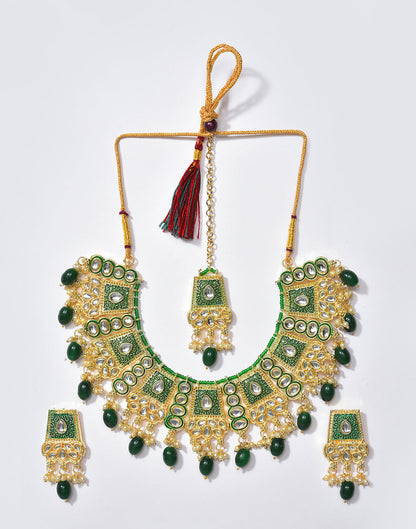 Kundan Gold Plated Necklace Set