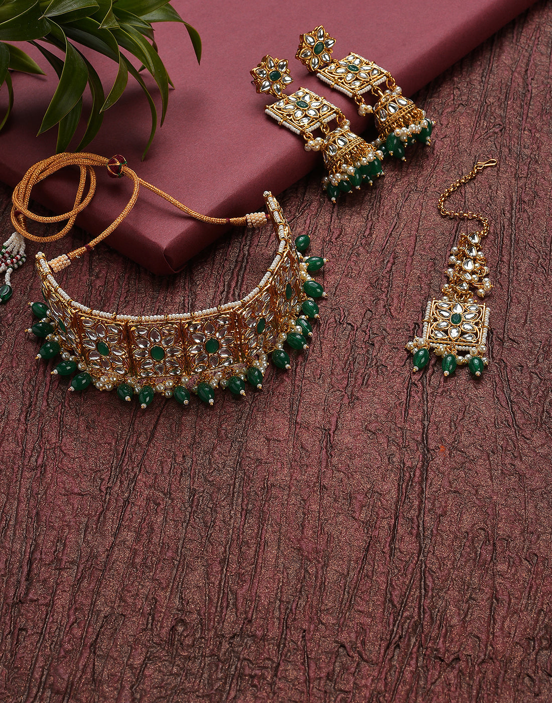 Kundan Gold Plated Necklace Set