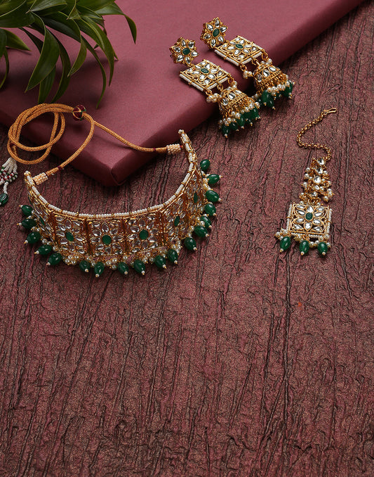Kundan Gold Plated Necklace Set