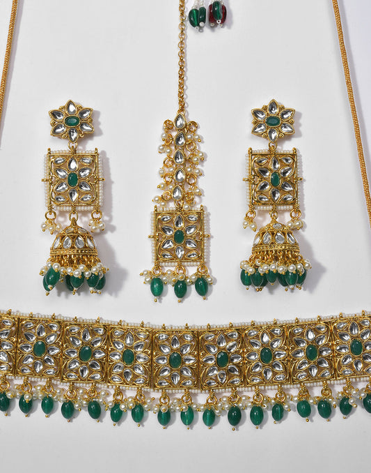 Kundan Gold Plated Necklace Set