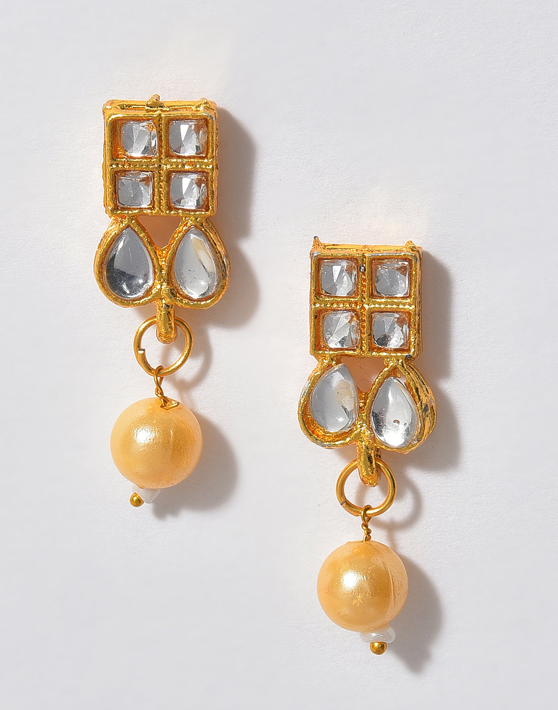 Gold Plated Designer Stone Necklace