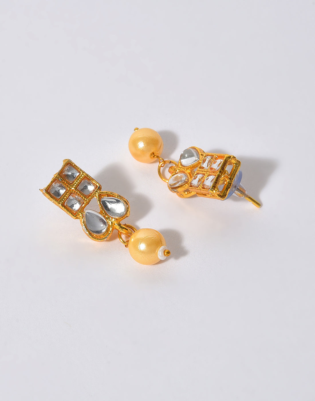 Gold Plated Designer Stone Necklace