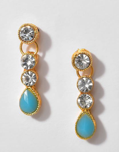 Gold Plated Designer Stone Necklace