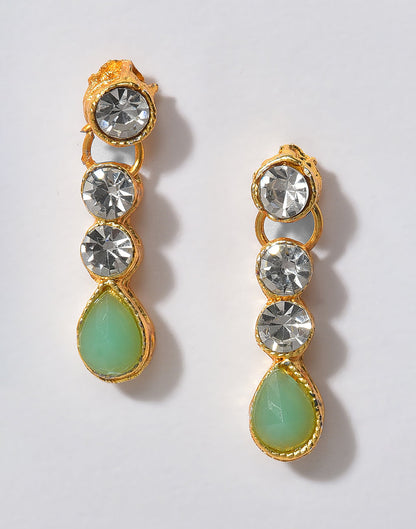 Gold Plated Designer Stone Necklace