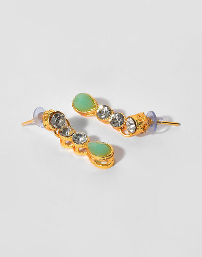 Gold Plated Designer Stone Necklace