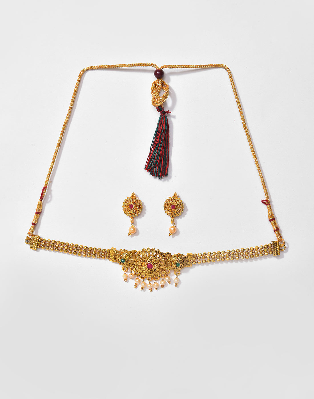 Meenakari Gold Plated Necklace