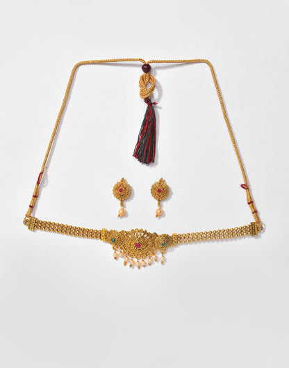 Meenakari Gold Plated Necklace