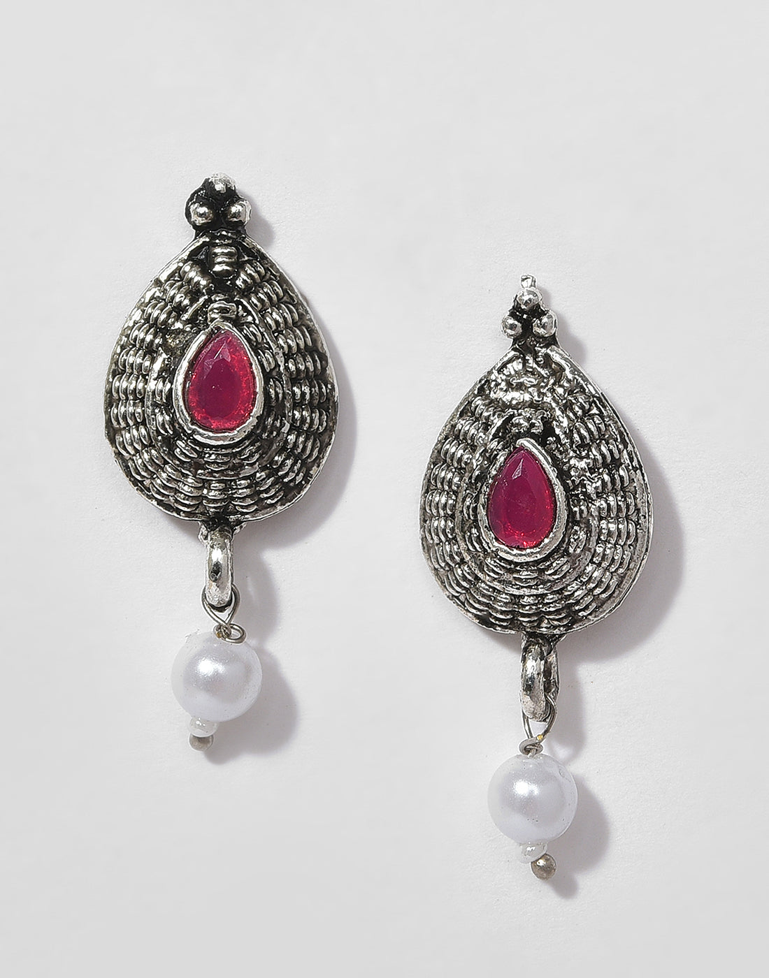 Meenakari Silver Plated Necklace