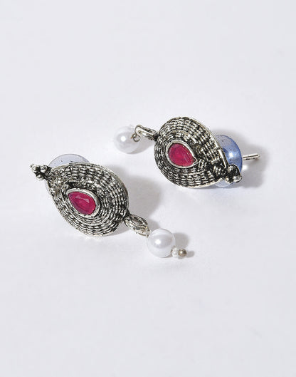 Meenakari Silver Plated Necklace