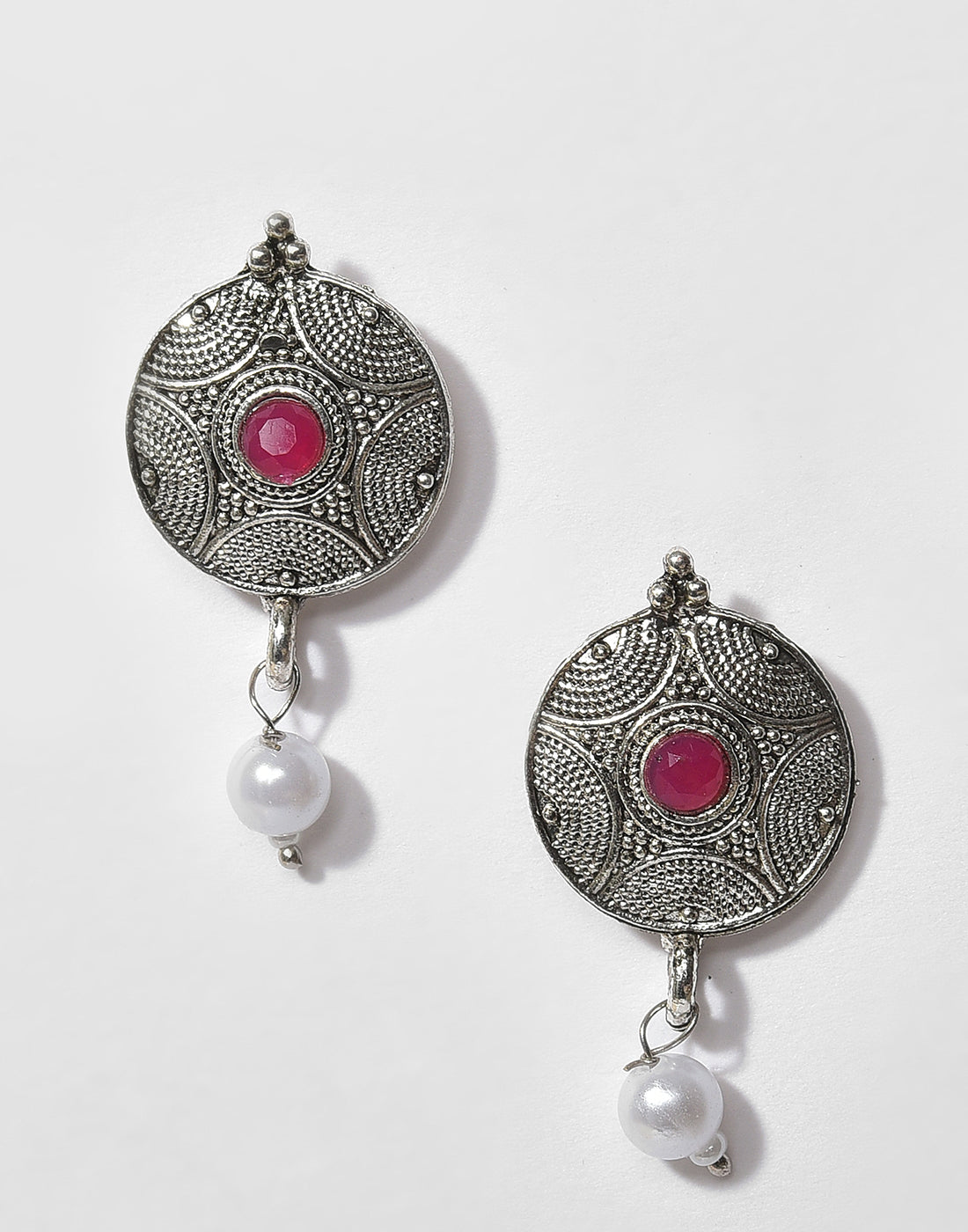 Meenakari Silver Plated Necklace