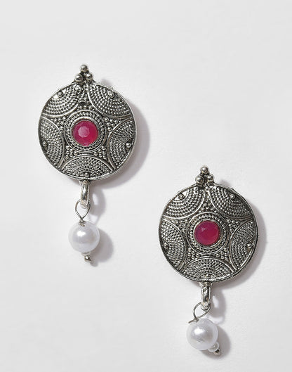 Meenakari Silver Plated Necklace
