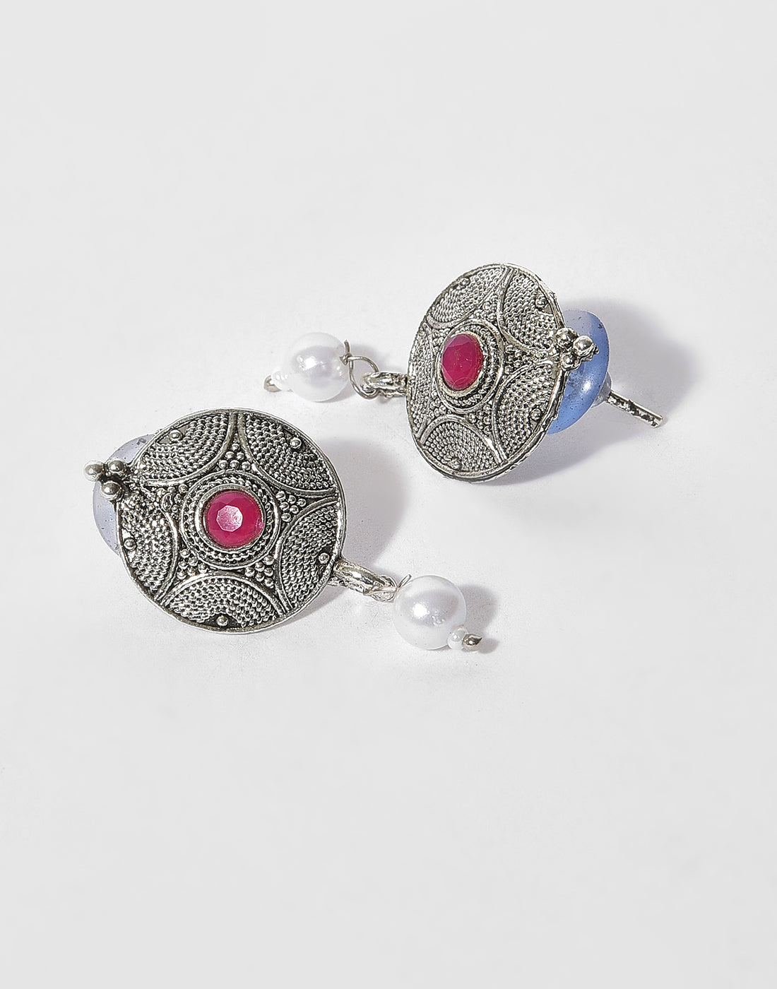 Meenakari Silver Plated Necklace
