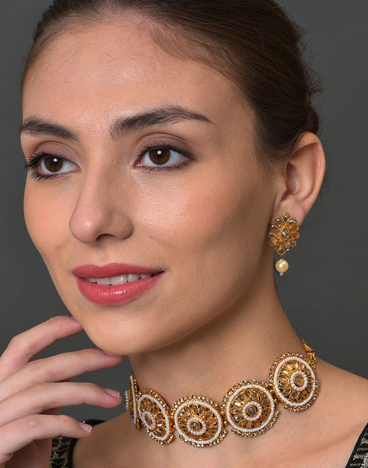 Meenakari Gold Plated Necklace