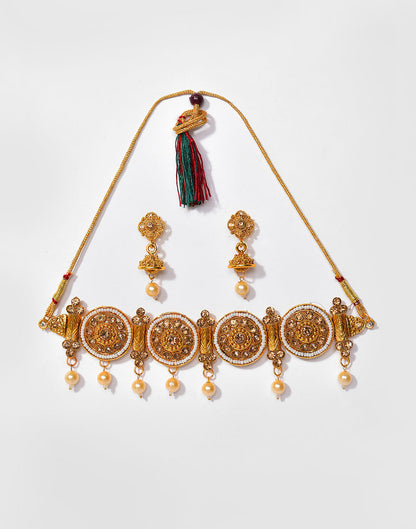 Meenakari Gold Plated Necklace