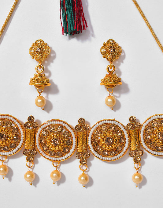 Meenakari Gold Plated Necklace