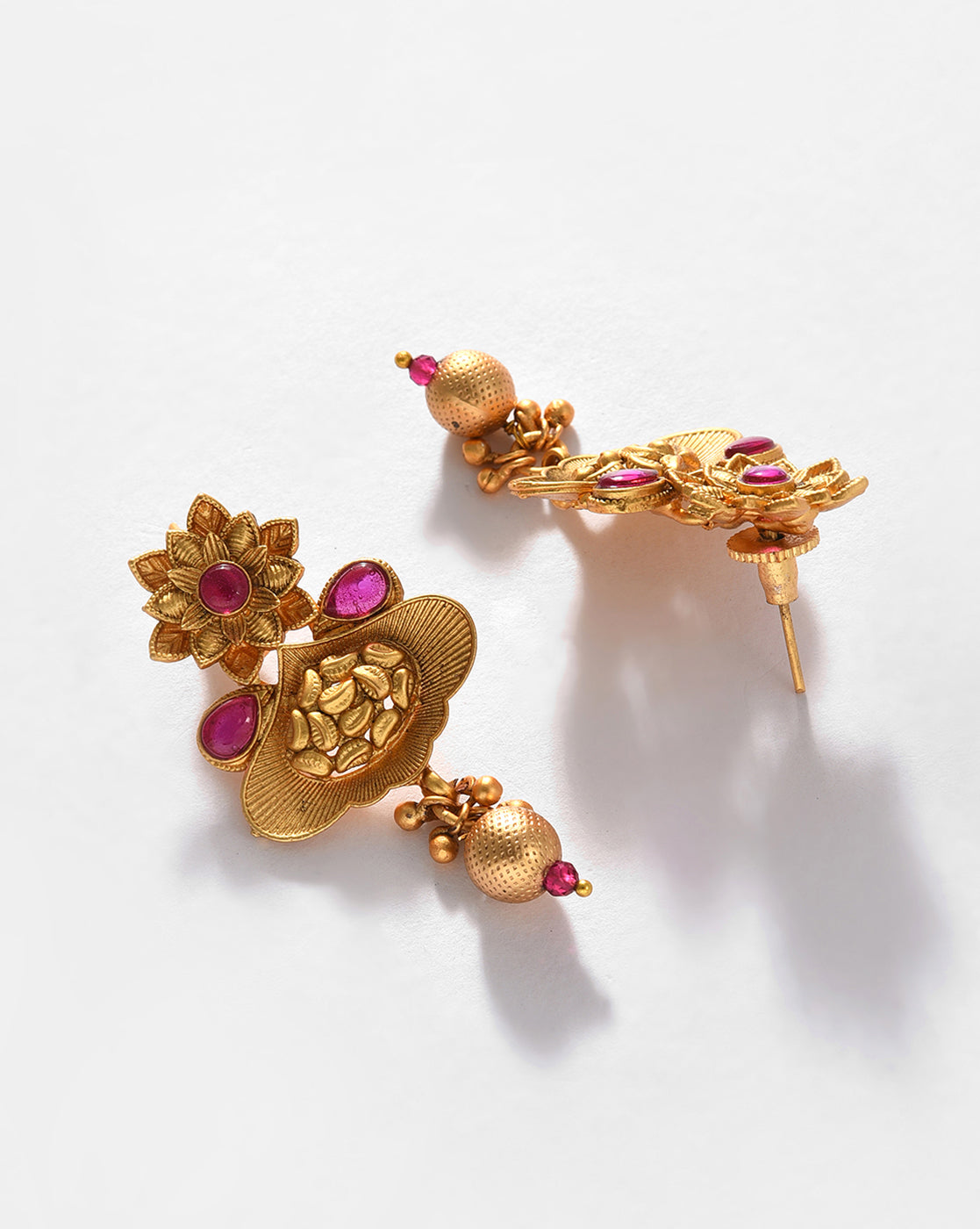 Gold-Plated Contemporary Jewellery Set