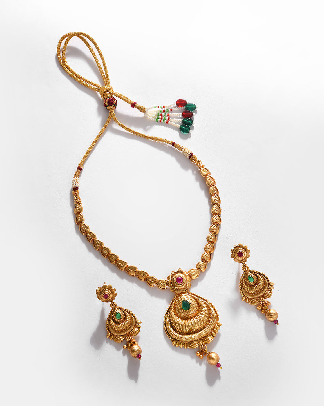 Meenakari Gold Plated Necklace Set