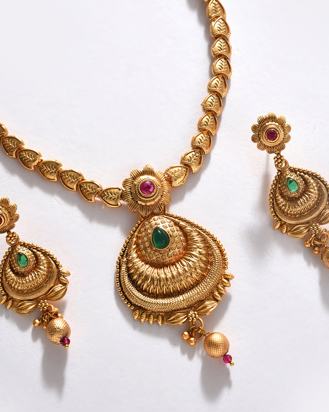 Meenakari Gold Plated Necklace Set