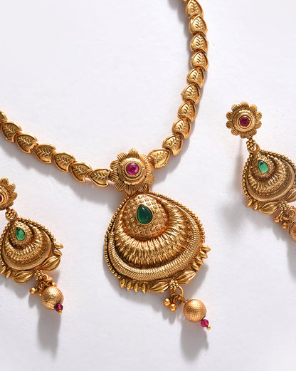 Meenakari Gold Plated Necklace Set