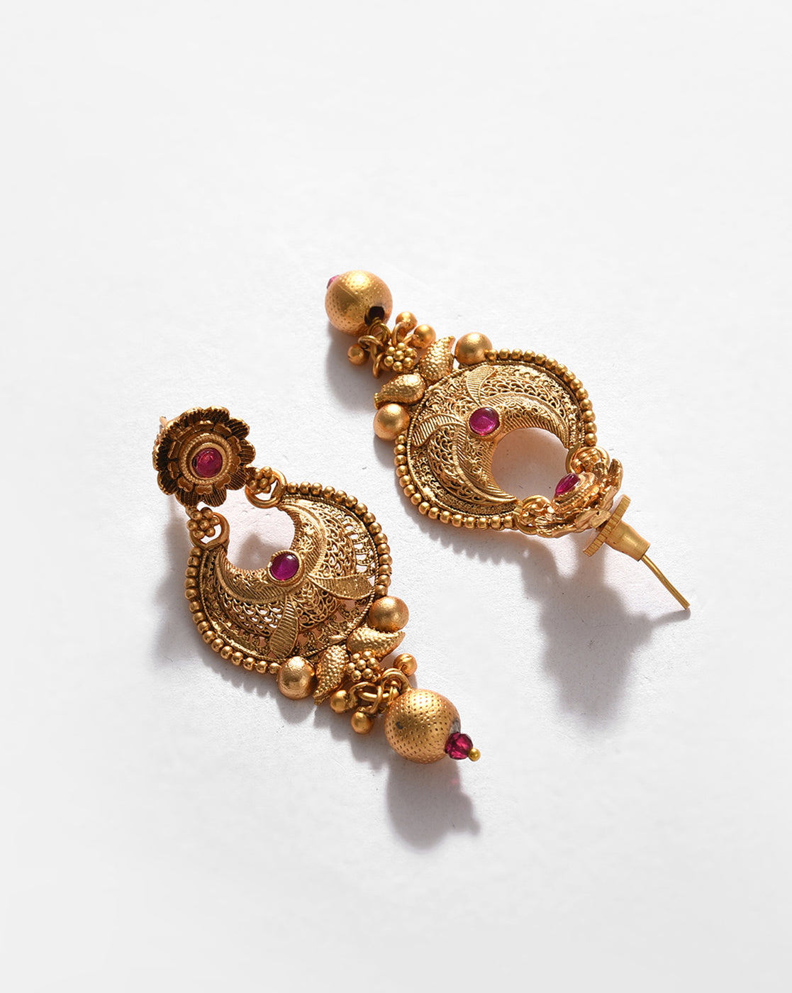 Gold-Plated Contemporary Jewellery Set
