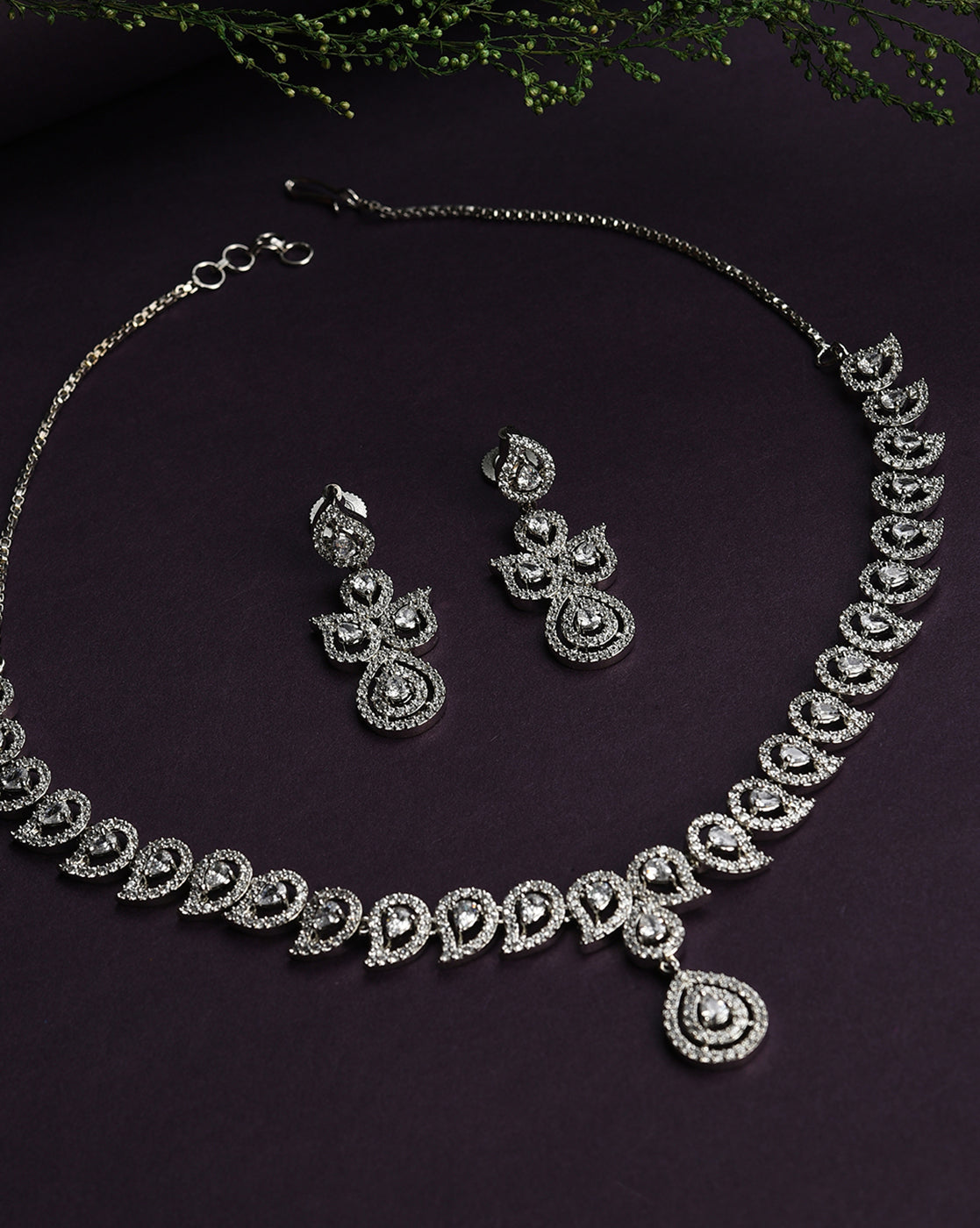 Silver Plated Jewellery Set
