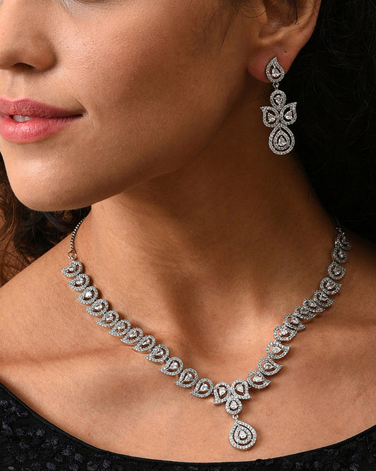 Silver Plated Jewellery Set