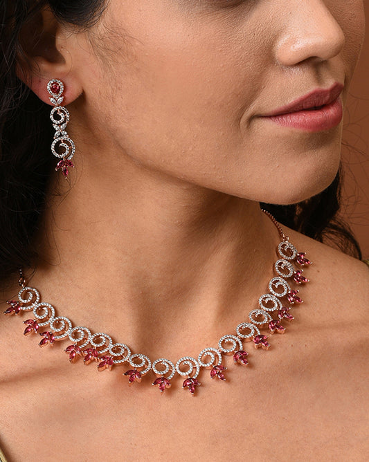 Silver Plated Jewellery Set