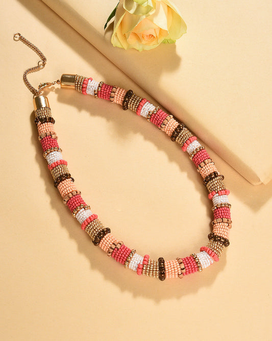 Women Multi Colour Beaded Neckpiece