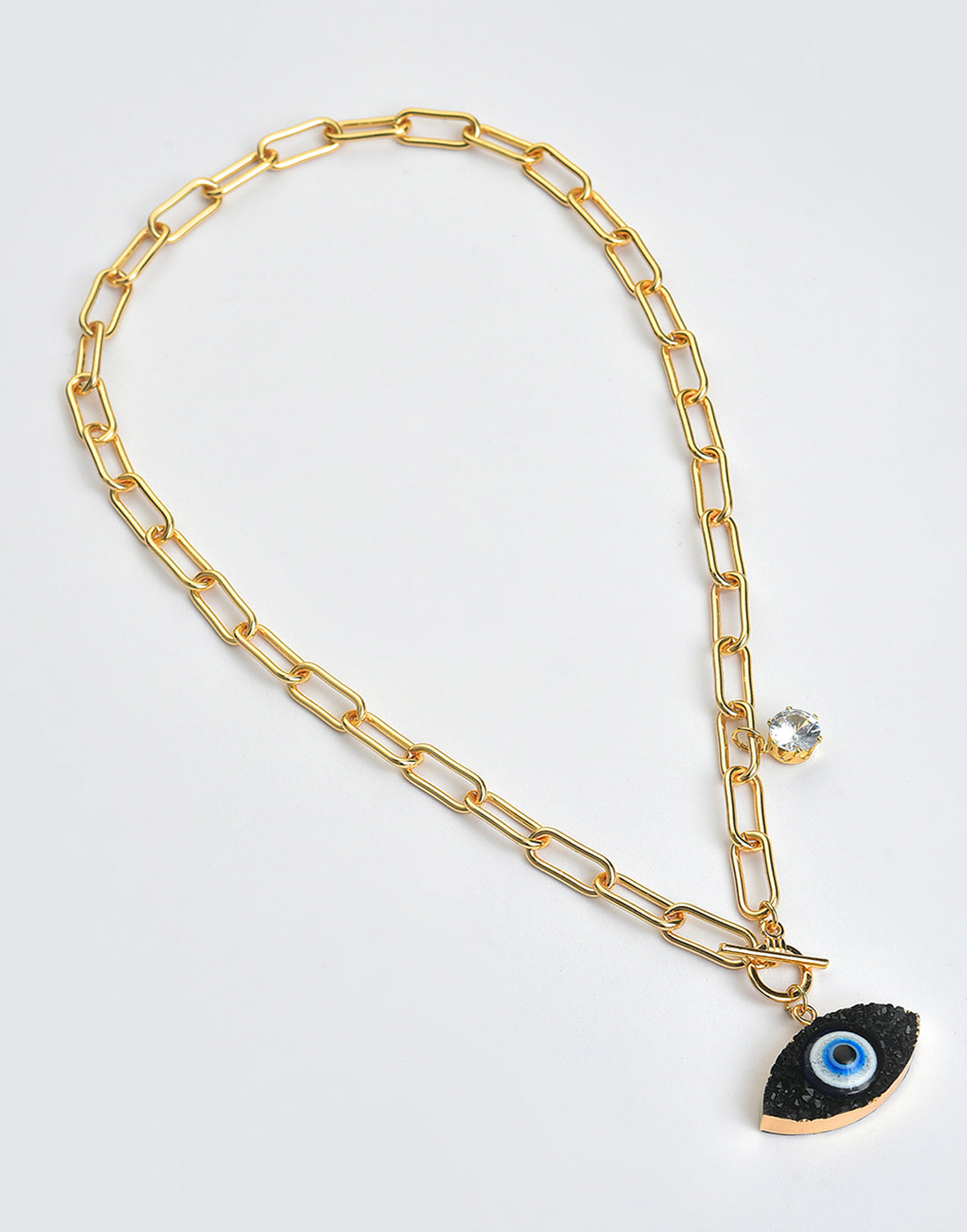 Gold Plated Evel eye Necklace