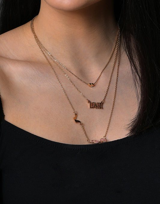 Pack of 3 Gold Plated Designer Pendant