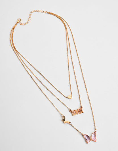 Pack of 3 Gold Plated Designer Pendant