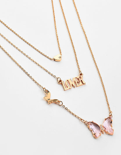 Pack of 3 Gold Plated Designer Pendant