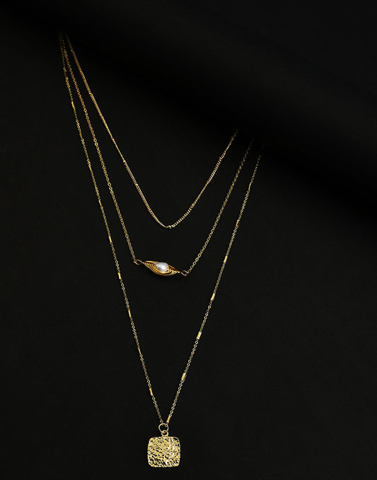 Pack of 3 Gold Plated Designer Pendant