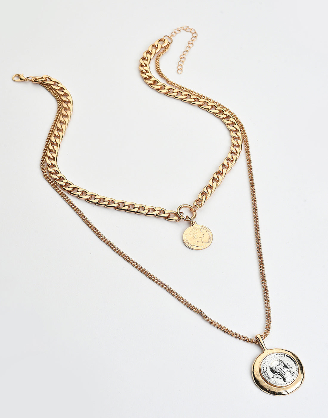 Pack of 2 Gold Plated Designer Pendant