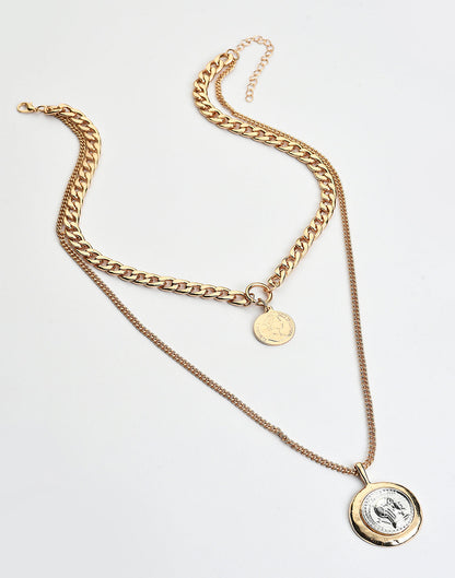 Pack of 2 Gold Plated Designer Pendant