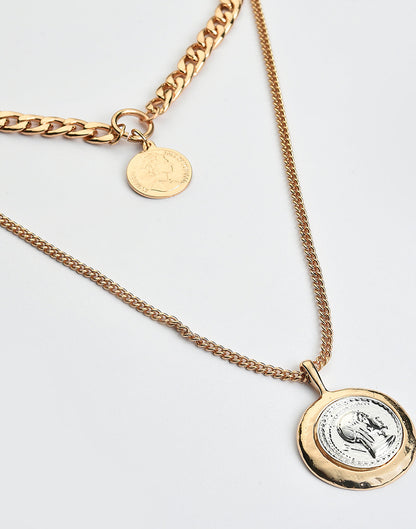 Pack of 2 Gold Plated Designer Pendant