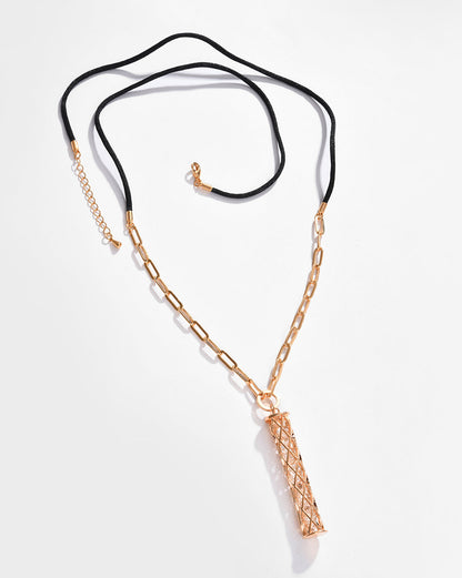 Gold Plated Designer Stone Necklace