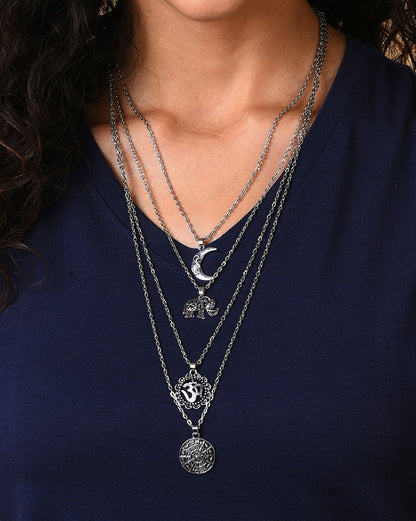 Silver Plated Designer Necklace