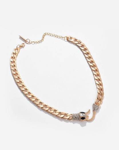 Gold Plated Designer Stone Necklace