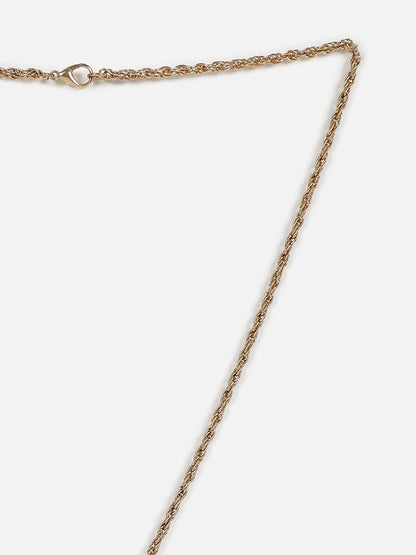 Gold Plated Designer Stone Necklace