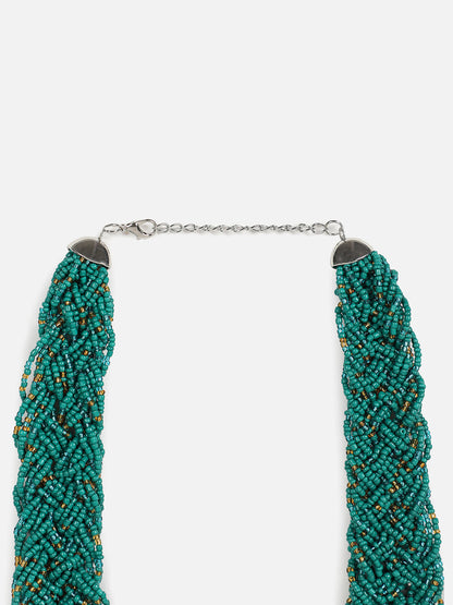 Emerald Beaded Necklace