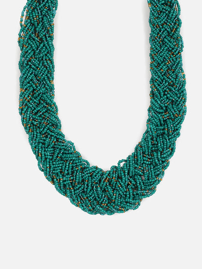 Emerald Beaded Necklace