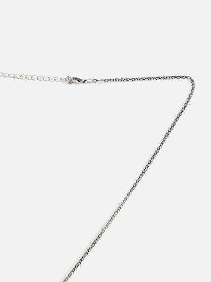 Silver Plated Designer Stone Necklace