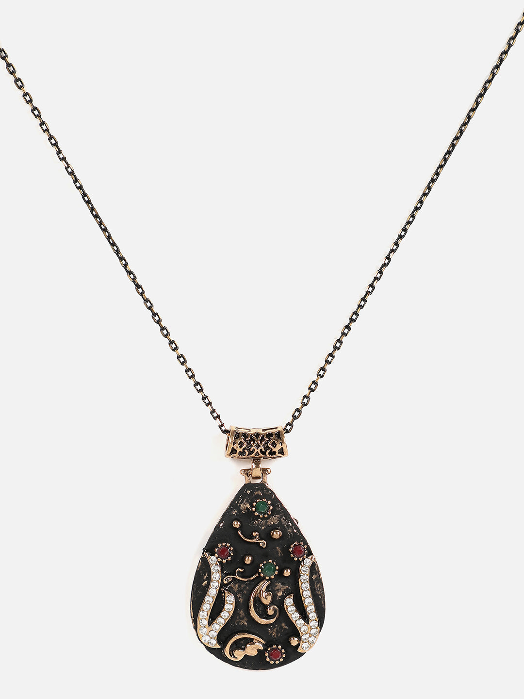 Gold Plated Designer Stone Necklace