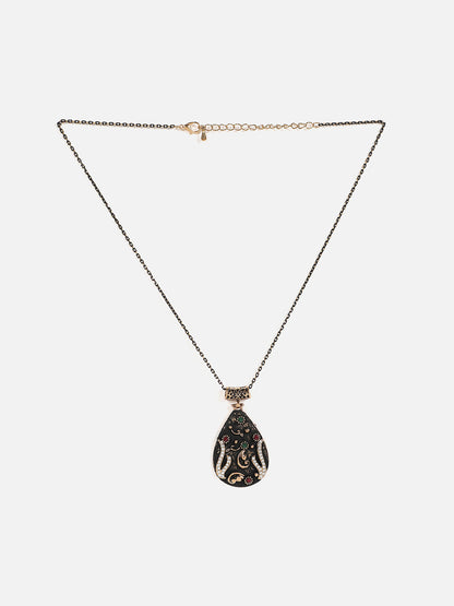 Gold Plated Designer Stone Necklace