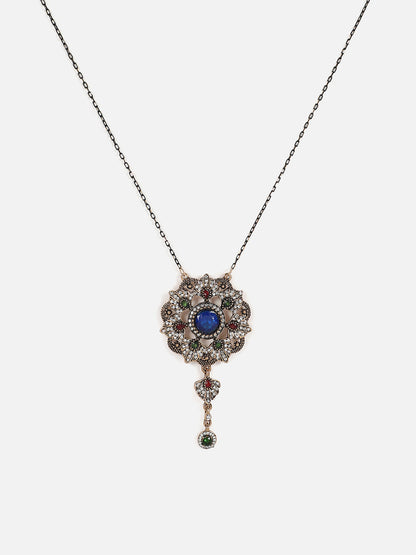 Gold Plated Designer Stone Necklace