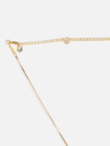 Gold Plated Designer Stone Necklace