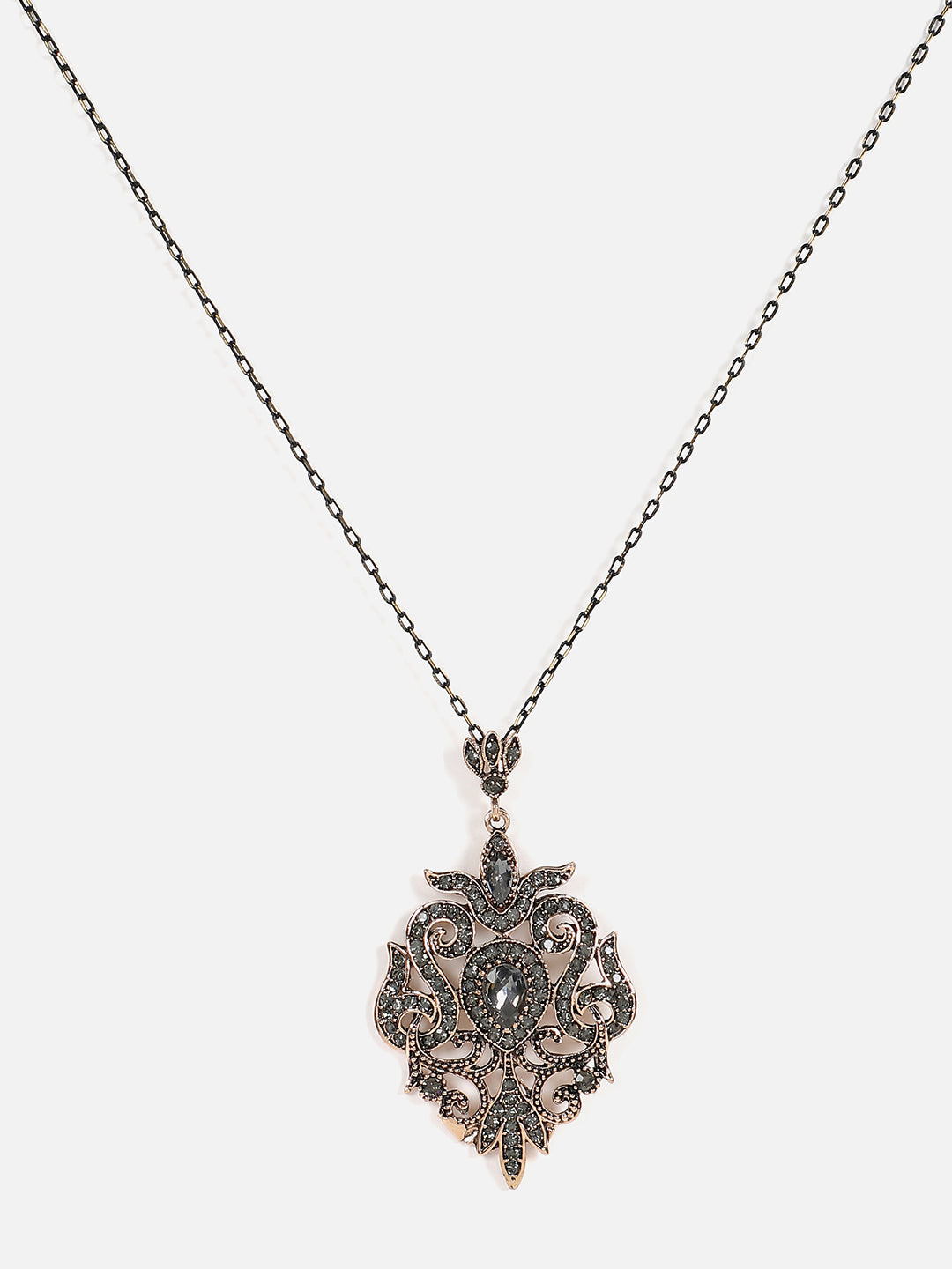 Gold Plated Designer Stone Necklace
