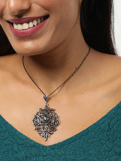 Gold Plated Designer Stone Necklace