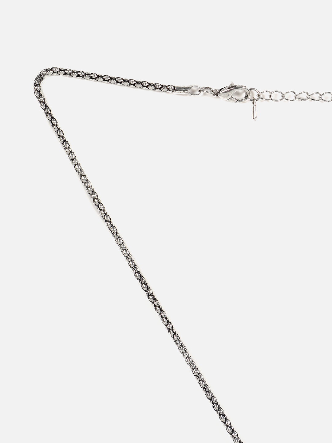 Silver Plated Designer Stone Necklace